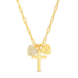 COLLAR MULTI DIJES HEART CRUZ