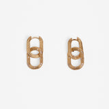 ARETE CHURRO OVAL GOLD