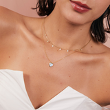 COLLAR EMILY HEART BLUE