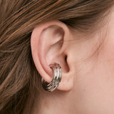 EARCUFF CHURRO JUMBO SILVER