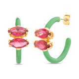 ARGOLLA ESMALTADO ESMERALDA