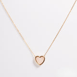 COLLAR CORAZÓN ROSE
