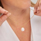 COLLAR SANDRA PEARL DROP