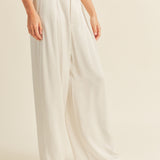 PANTALON PALAZO ECRU