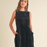 VESTIDO TERCIOPELO NEGRO