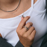 ANILLO LEXY ESLABONES SILVER