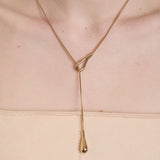 COLLAR GOTA COLGANTE GOLD