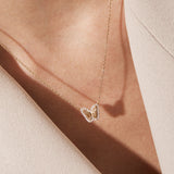 COLLAR BUTTERFLY PAVE