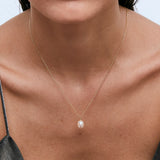 COLLAR PERLA SOLITARIO