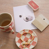 PLATO JOYERO MULTIUSOS CHECKERED