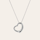 COLLAR HEART JUMBO SILVER