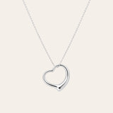 COLLAR HEART JUMBO SILVER