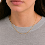 COLLAR HEART JUMBO GOLD