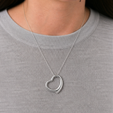 COLLAR HEART JUMBO SILVER