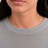 COLLAR HEART JUMBO SILVER