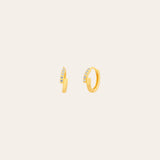 MINI HOOPS CRISTAL GOLD