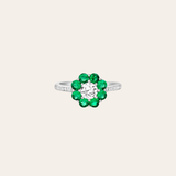 ANILLO MARGARITA ESMERALDA 7