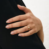 Anillo slim heart gold open SOPHIE CROWN