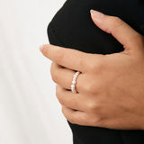 Anillo 90S full perlitas SOPHIE CROWN