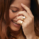Anillo Jumbo Heart White SOPHIE CROWN
