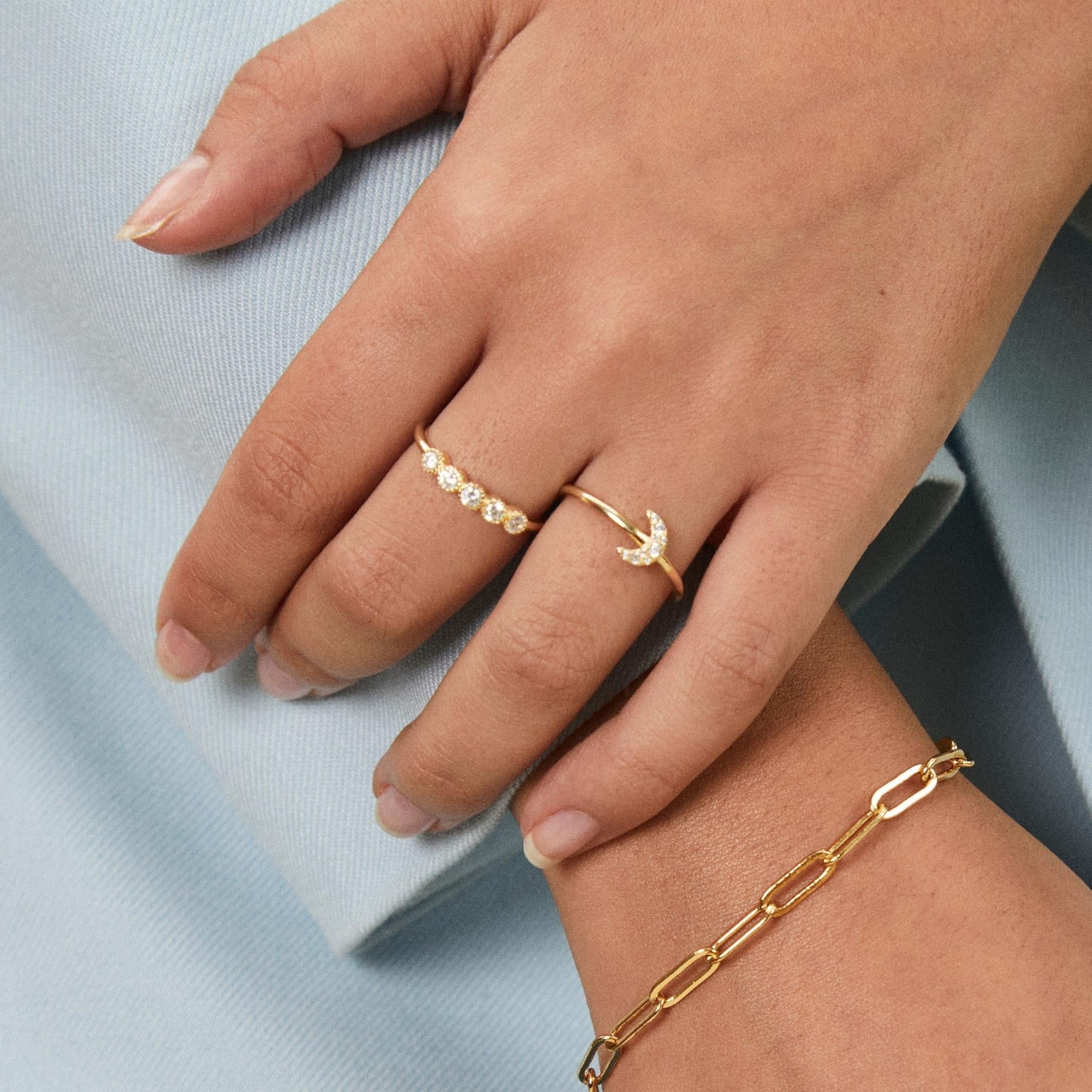 Anillo Slim Cinta SOPHIE CROWN