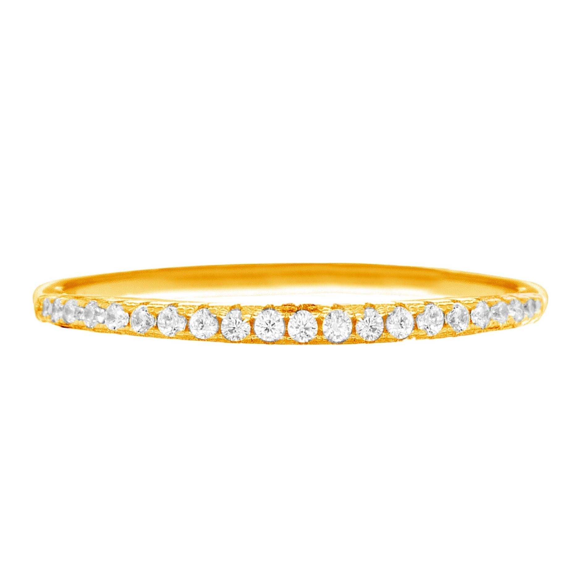 Anillo Slim Zircones SOPHIE CROWN