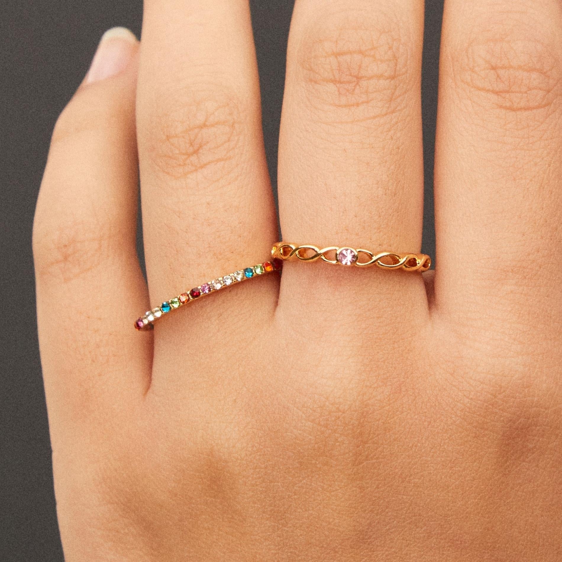 Anillo doble Caroline SOPHIE CROWN