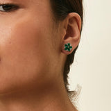 Arete Dhalia esmeralda SOPHIE CROWN