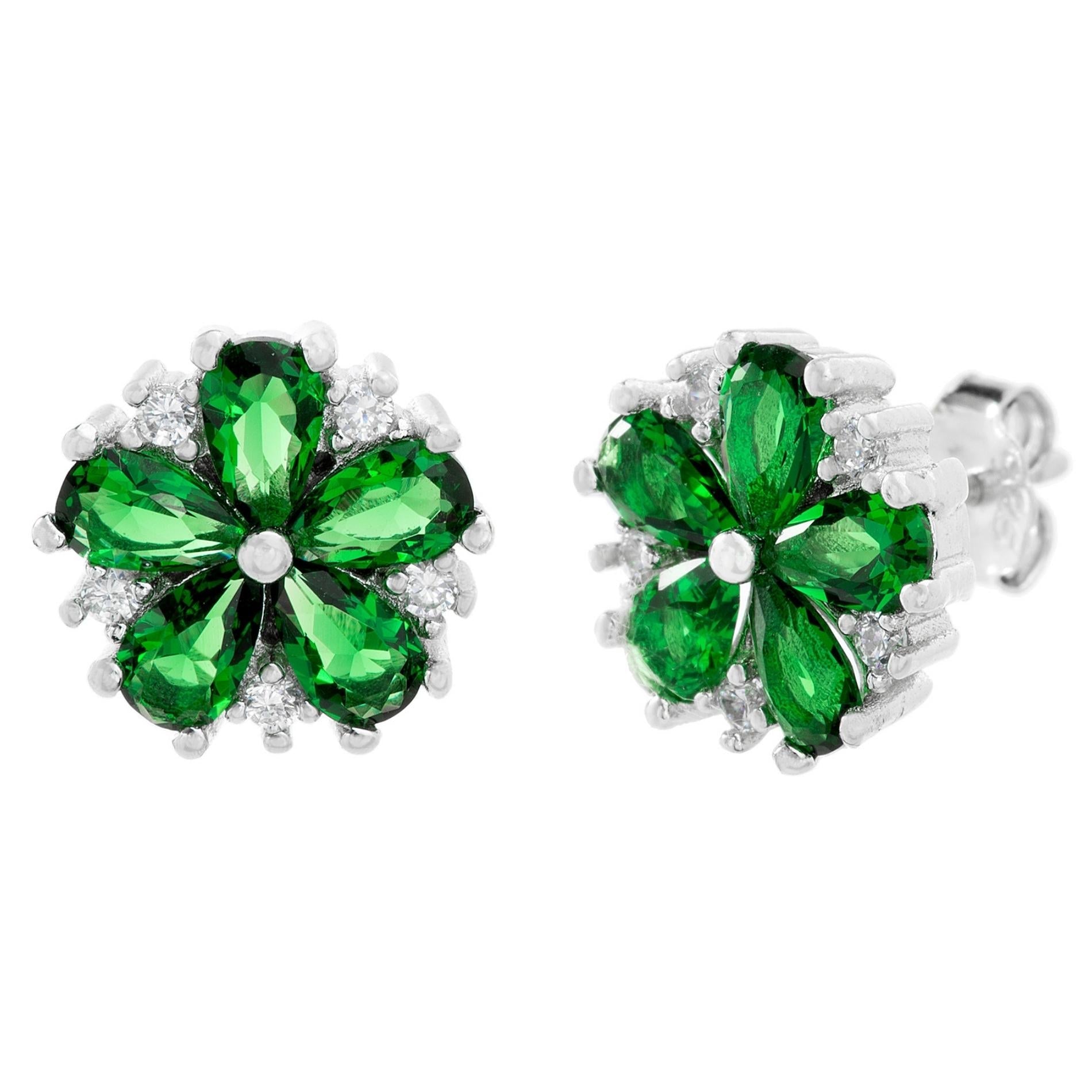 Arete Dhalia esmeralda SOPHIE CROWN