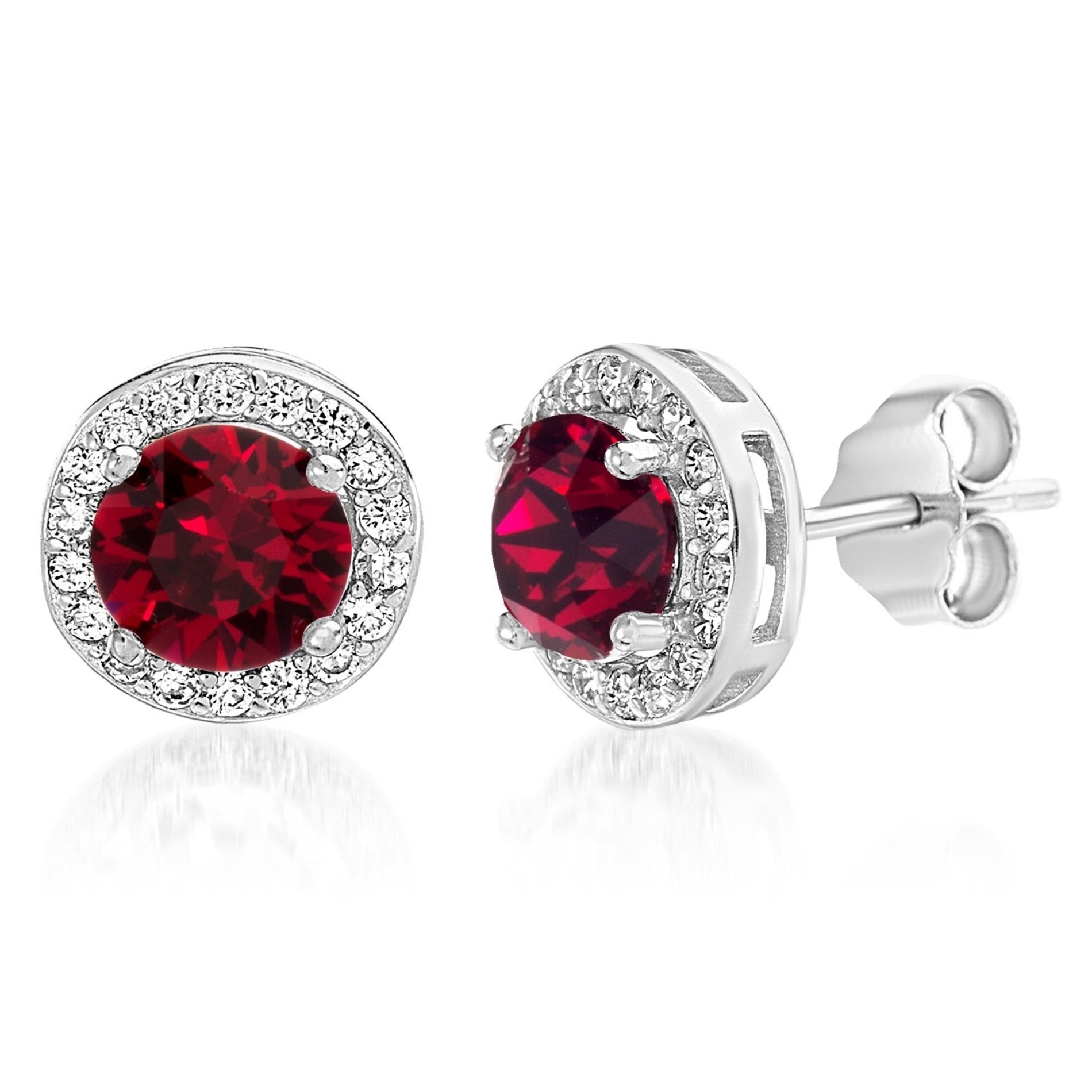 Arete Glam Rubí SOPHIE CROWN