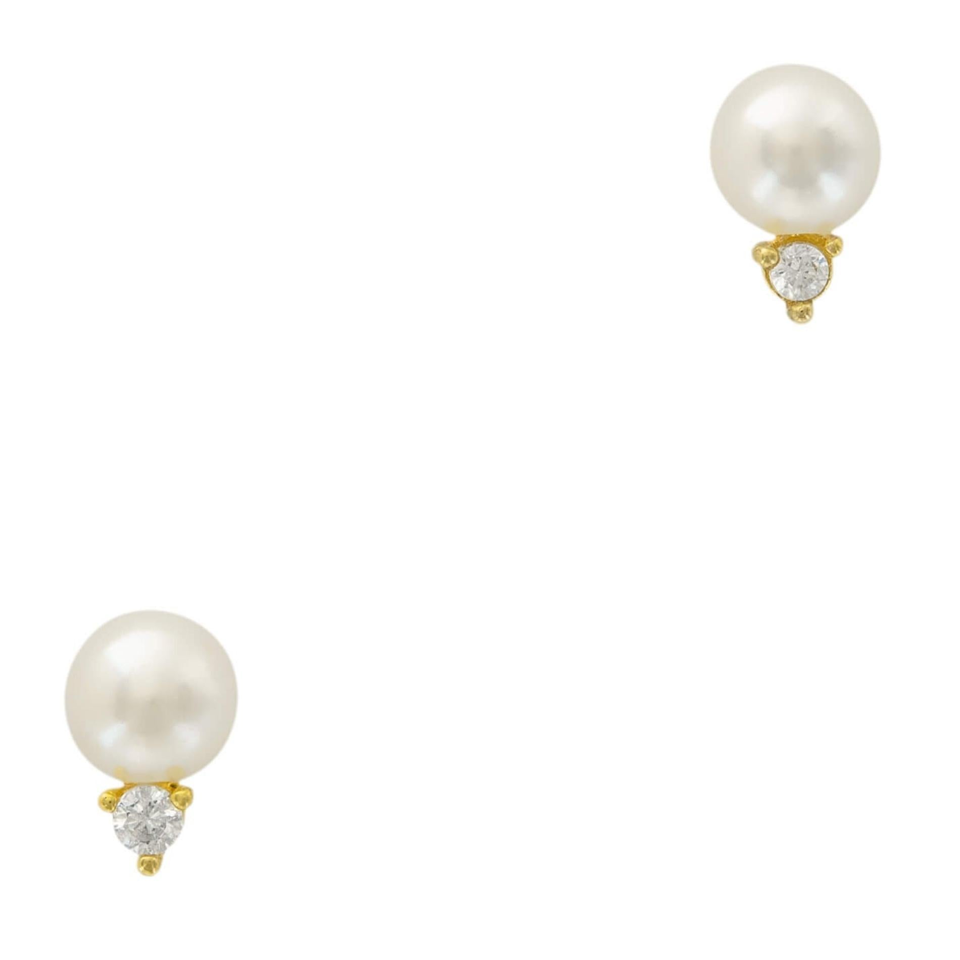 Arete Hanna Perla Cristal SOPHIE CROWN
