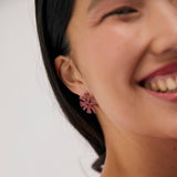 Arete Mai tai fucsia SOPHIE CROWN