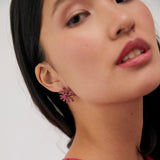 Arete Mai tai fucsia SOPHIE CROWN