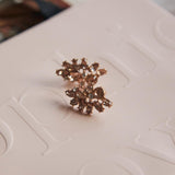 Arete Petalos Cristales Caramelo SOPHIE CROWN