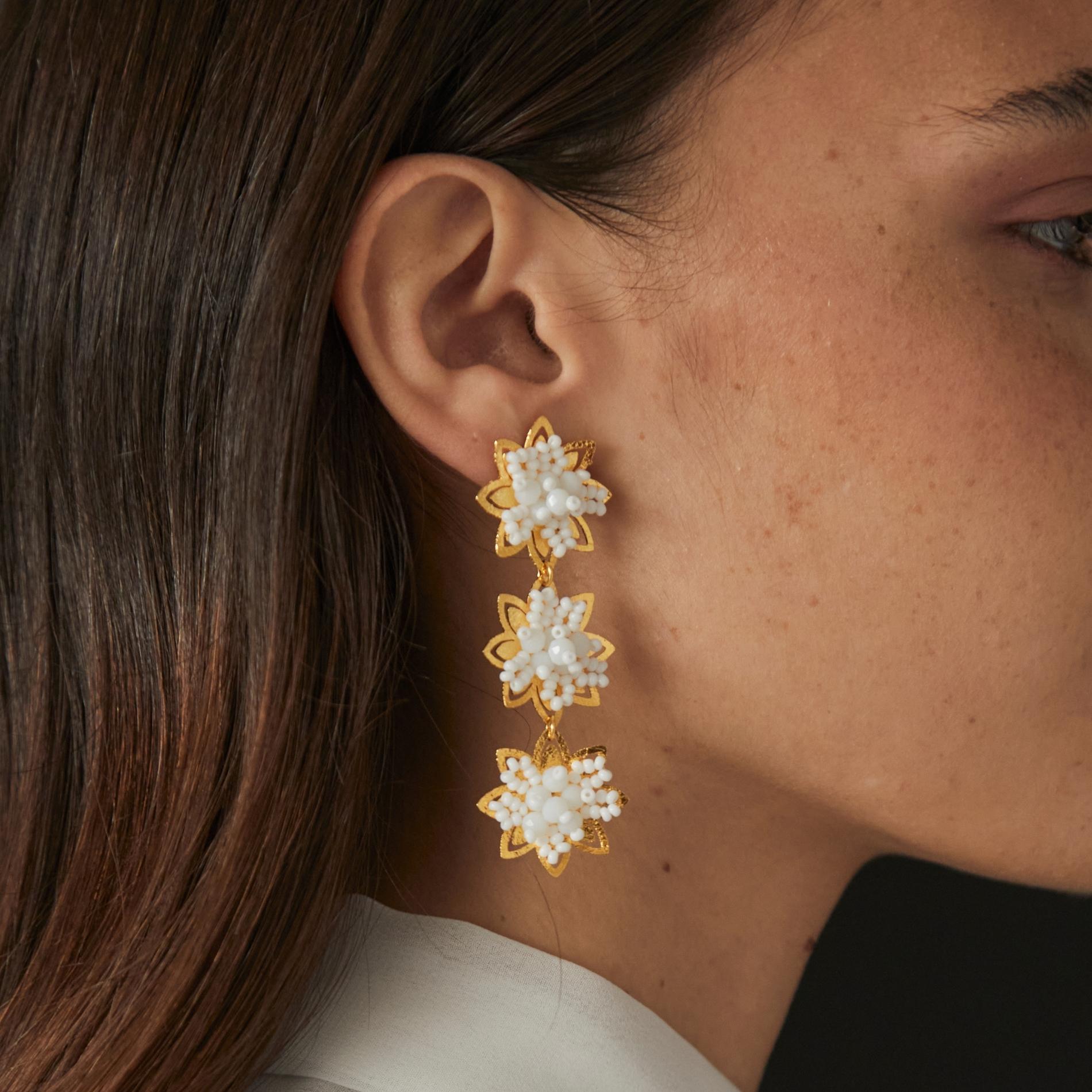 Arete Protea White SOPHIE CROWN