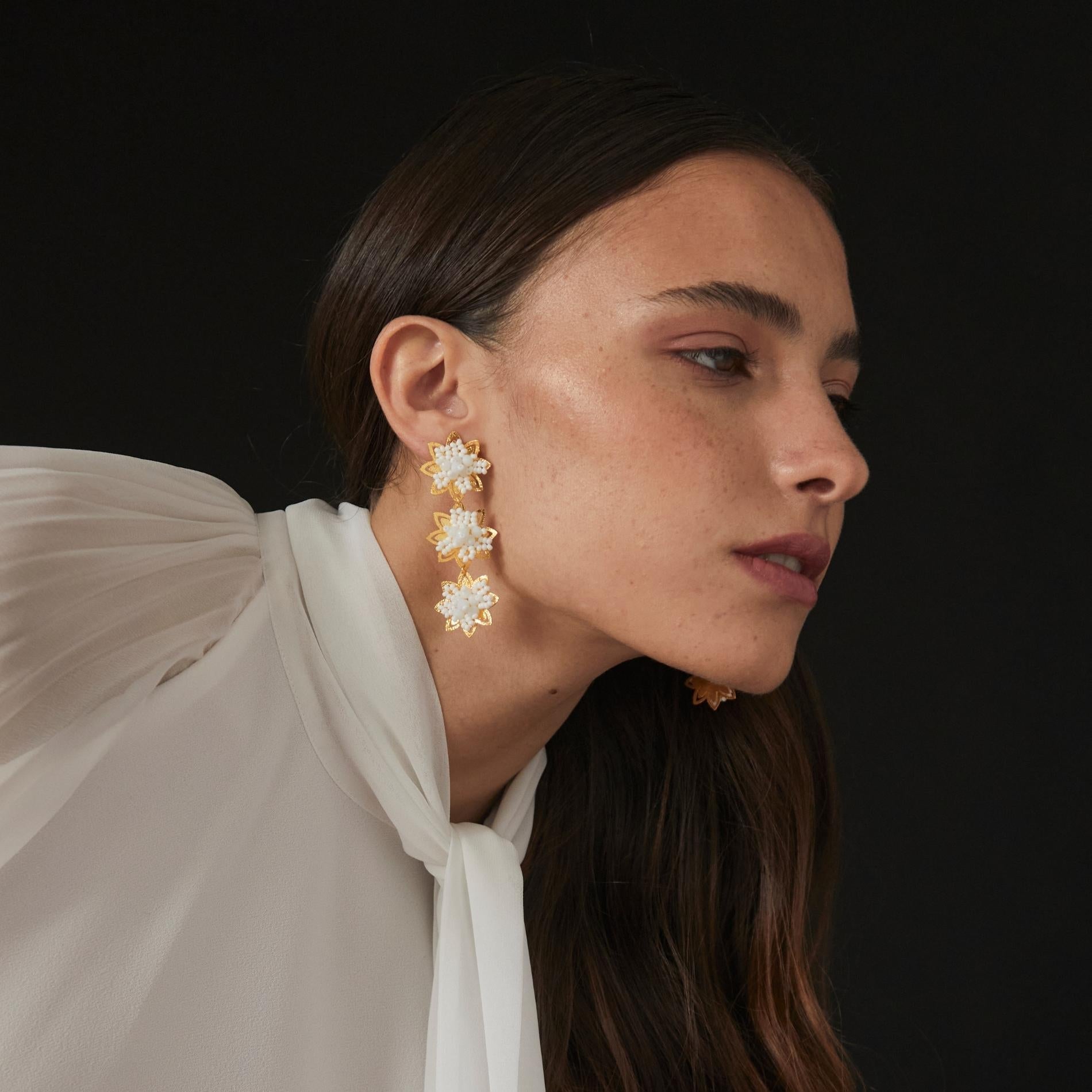 Arete Protea White SOPHIE CROWN