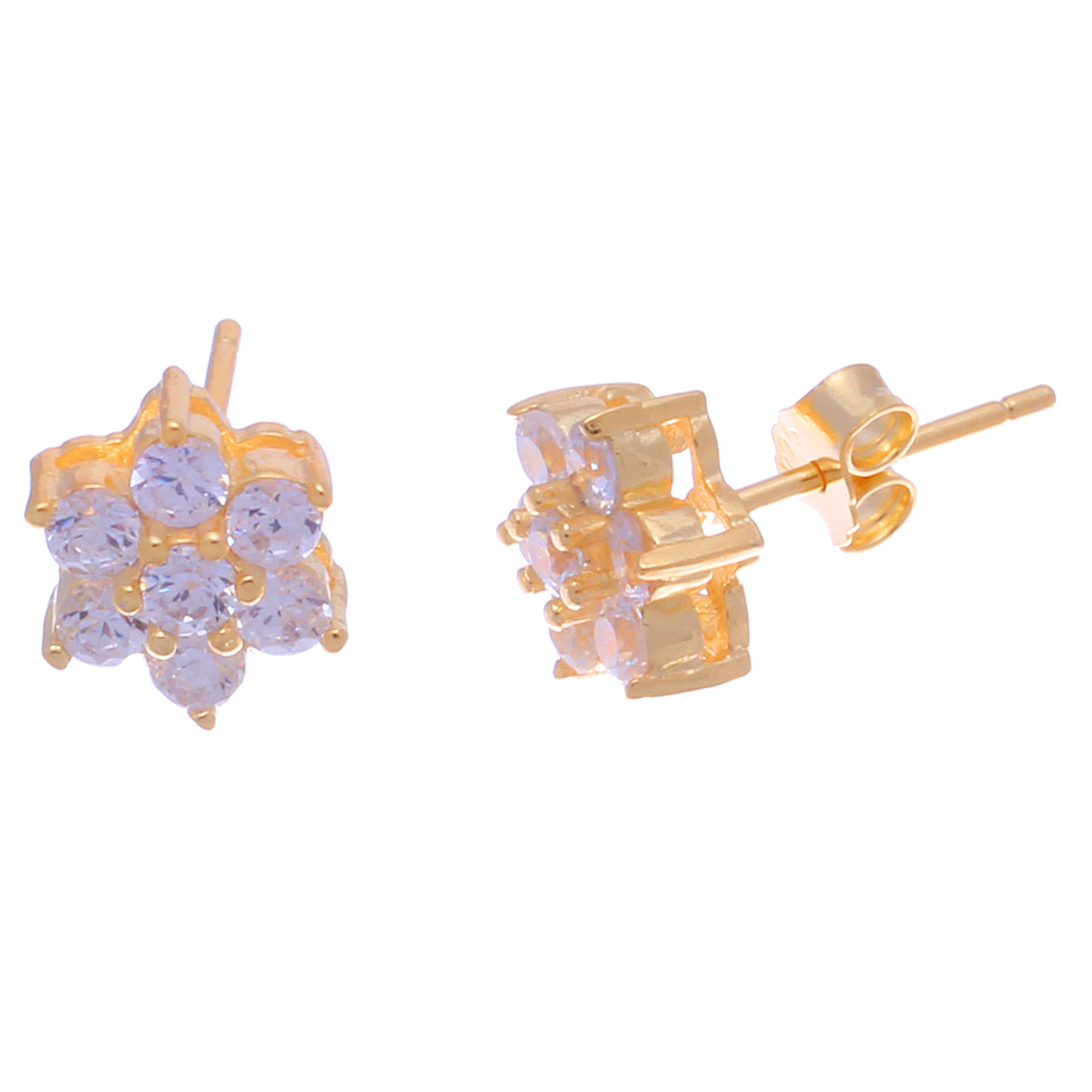 Arete Roseta Full Cristales SOPHIE CROWN