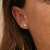 Arete Roseta Full Cristales SOPHIE CROWN