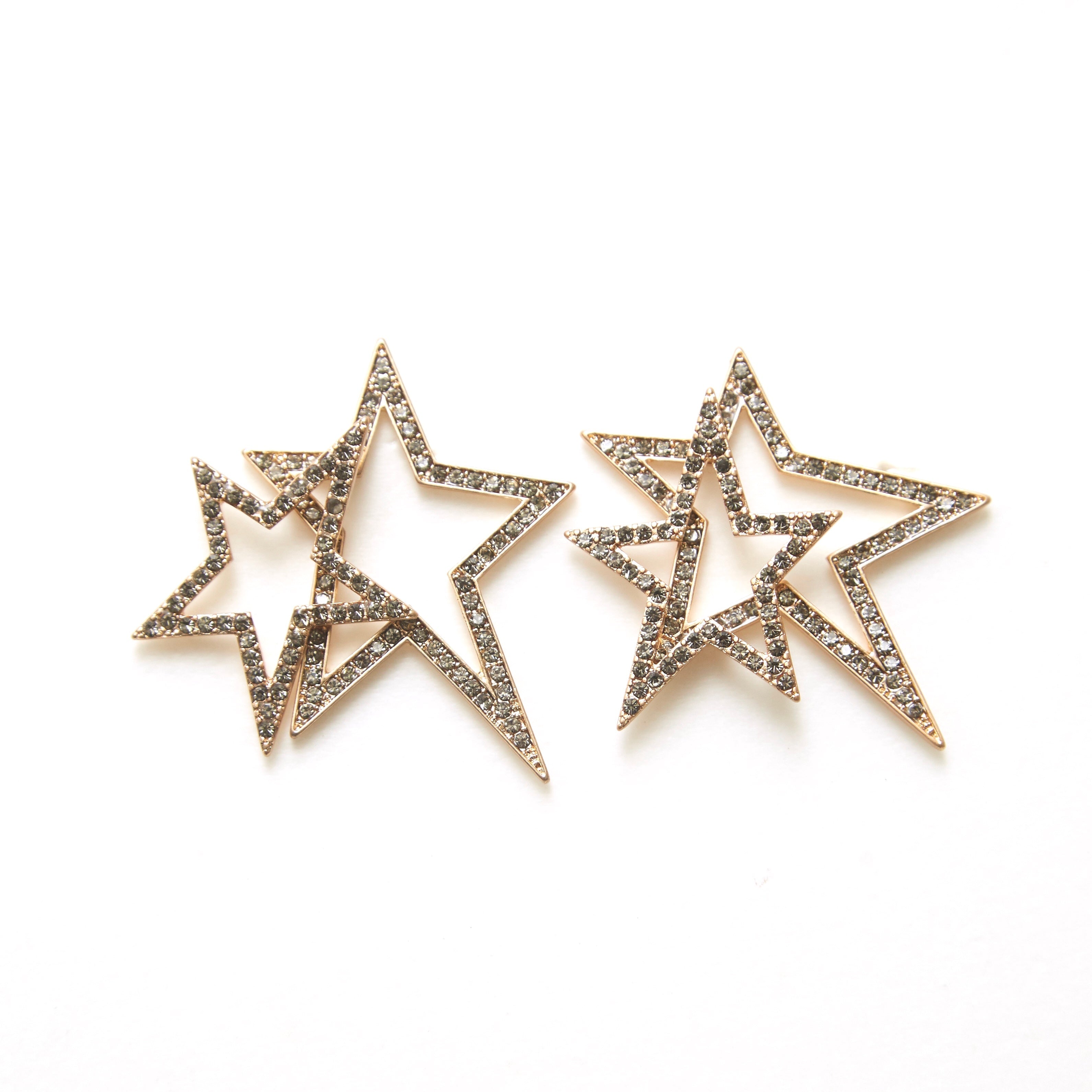 Arete Star doble SOPHIE CROWN