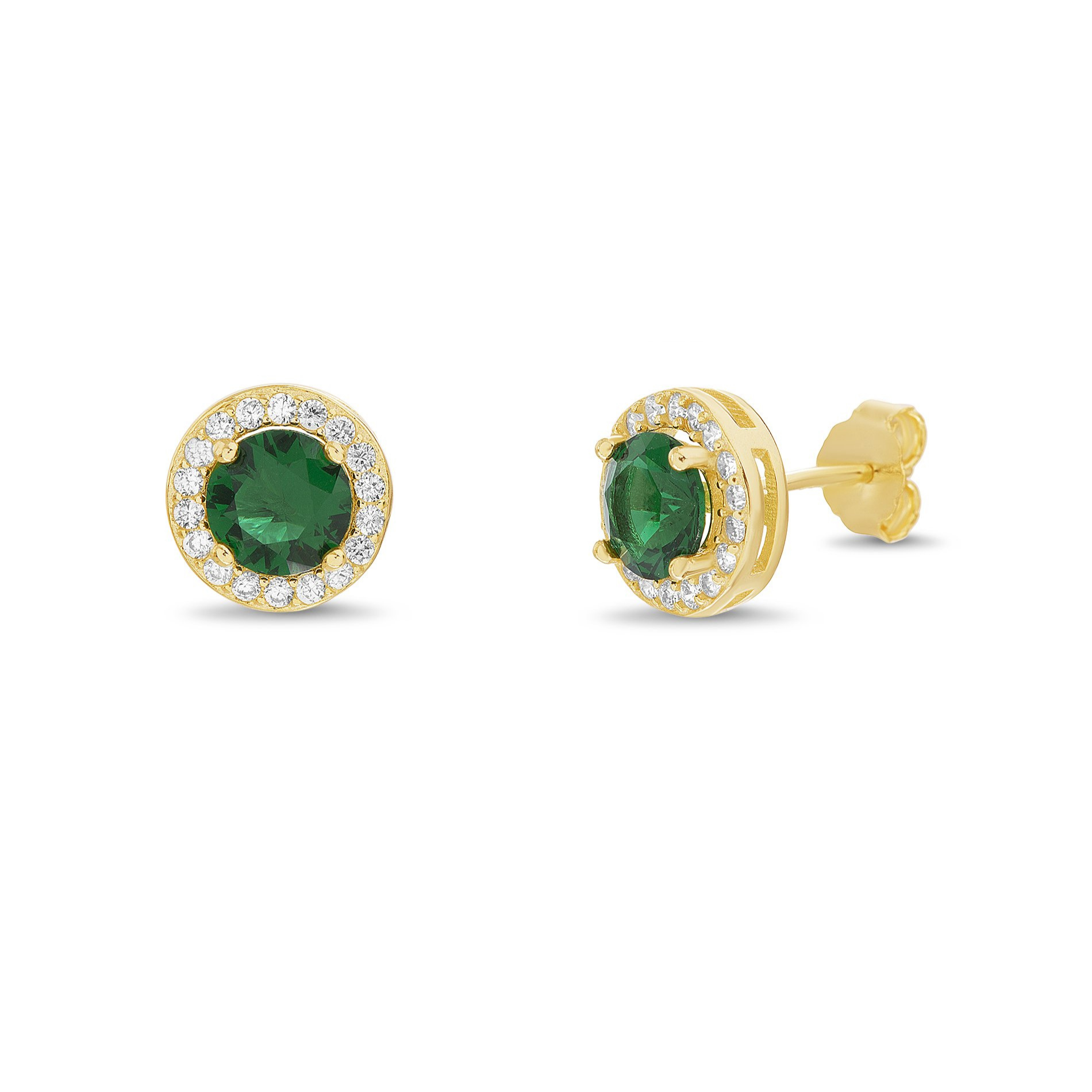 Arete chubby Esmeralda gold SOPHIE CROWN