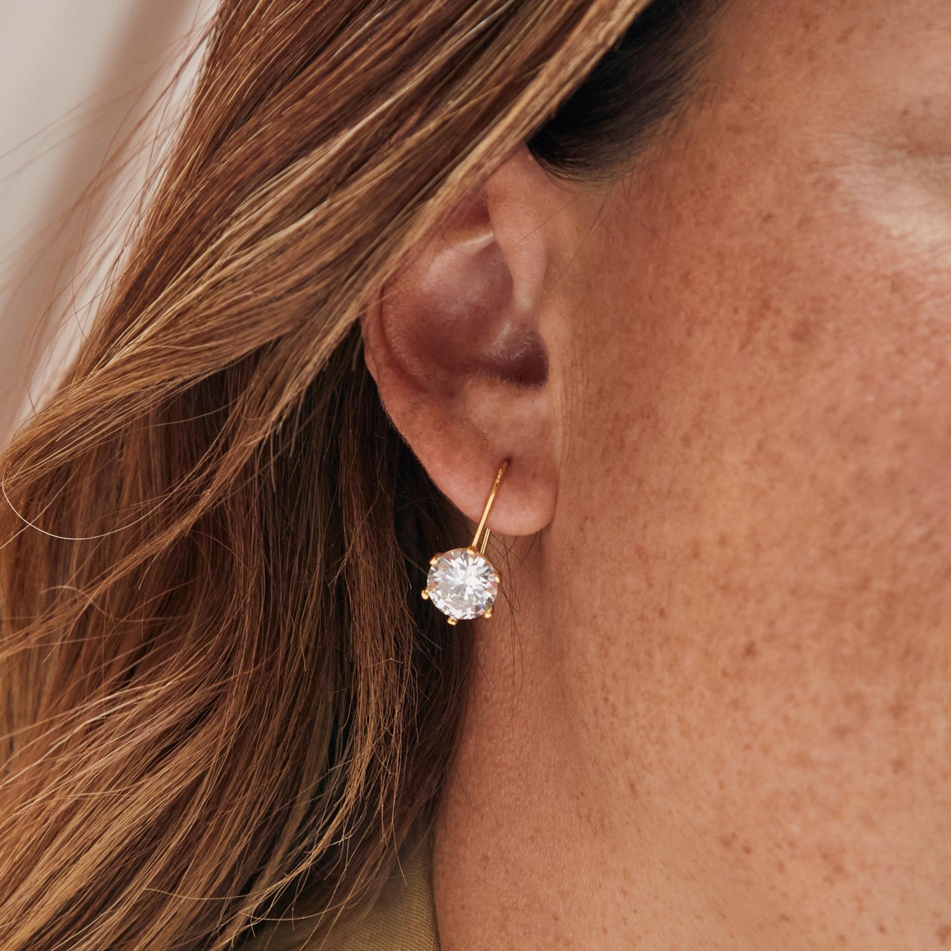 Arete colgante zircon SOPHIE CROWN