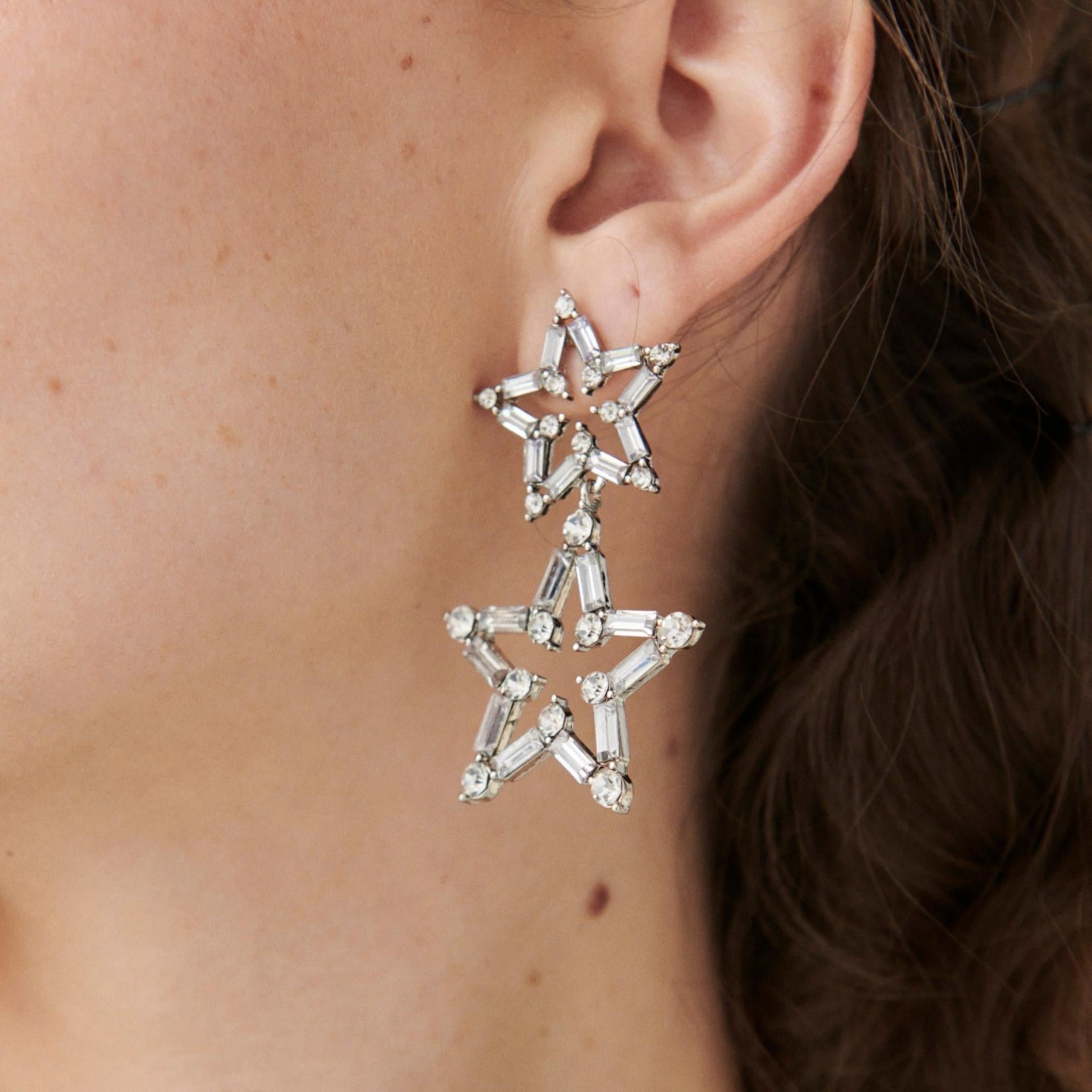 Arete doble star clear SOPHIE CROWN