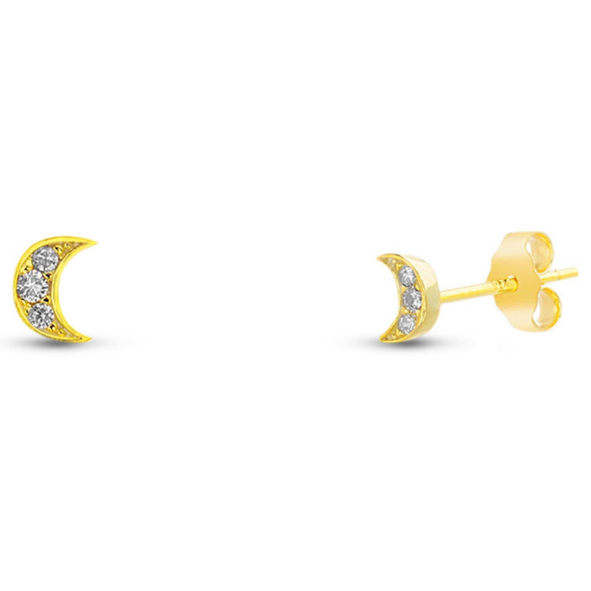 Arete mini moon cristal SOPHIE CROWN