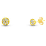 Arete mini round cristal SOPHIE CROWN
