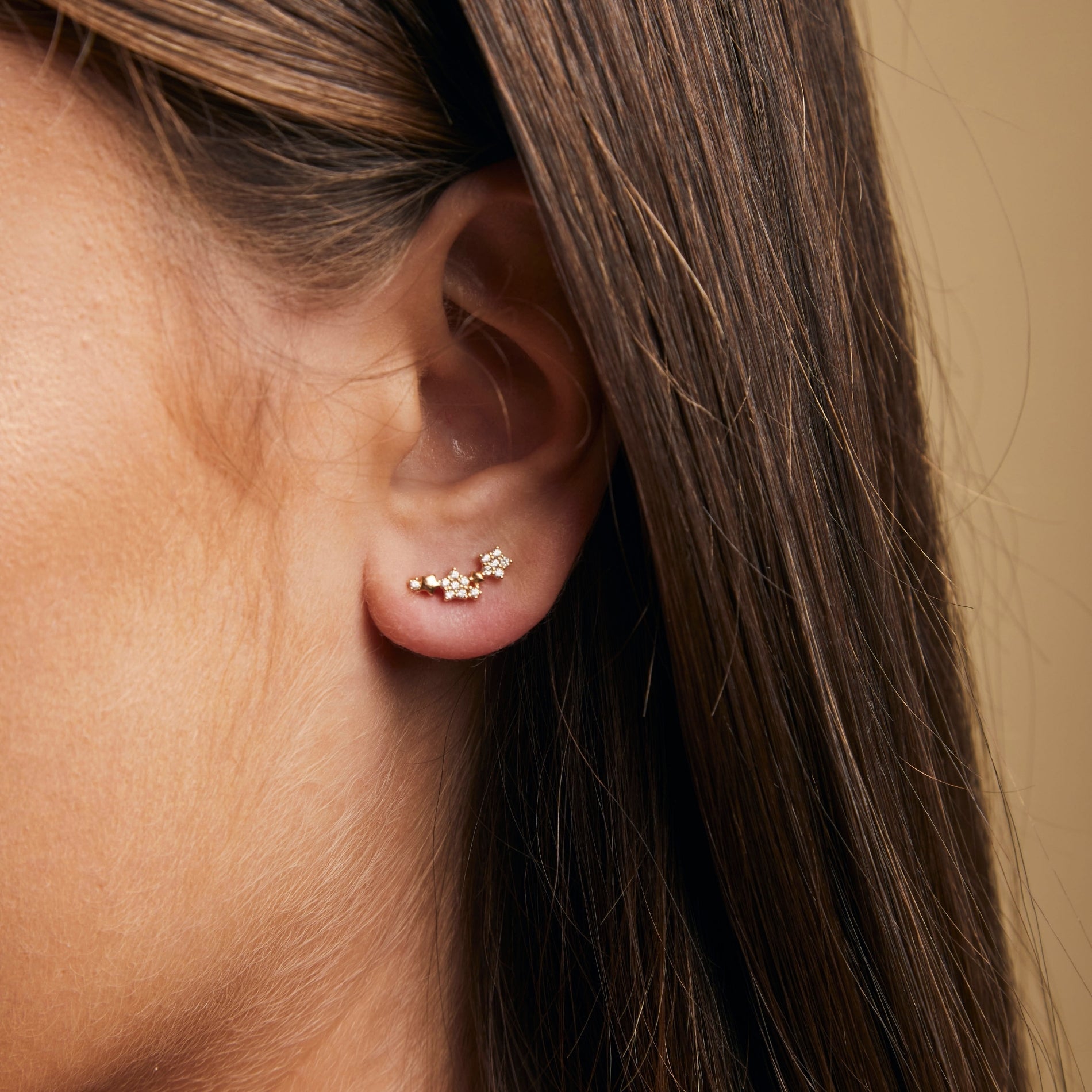 Arete mini triple flower SOPHIE CROWN
