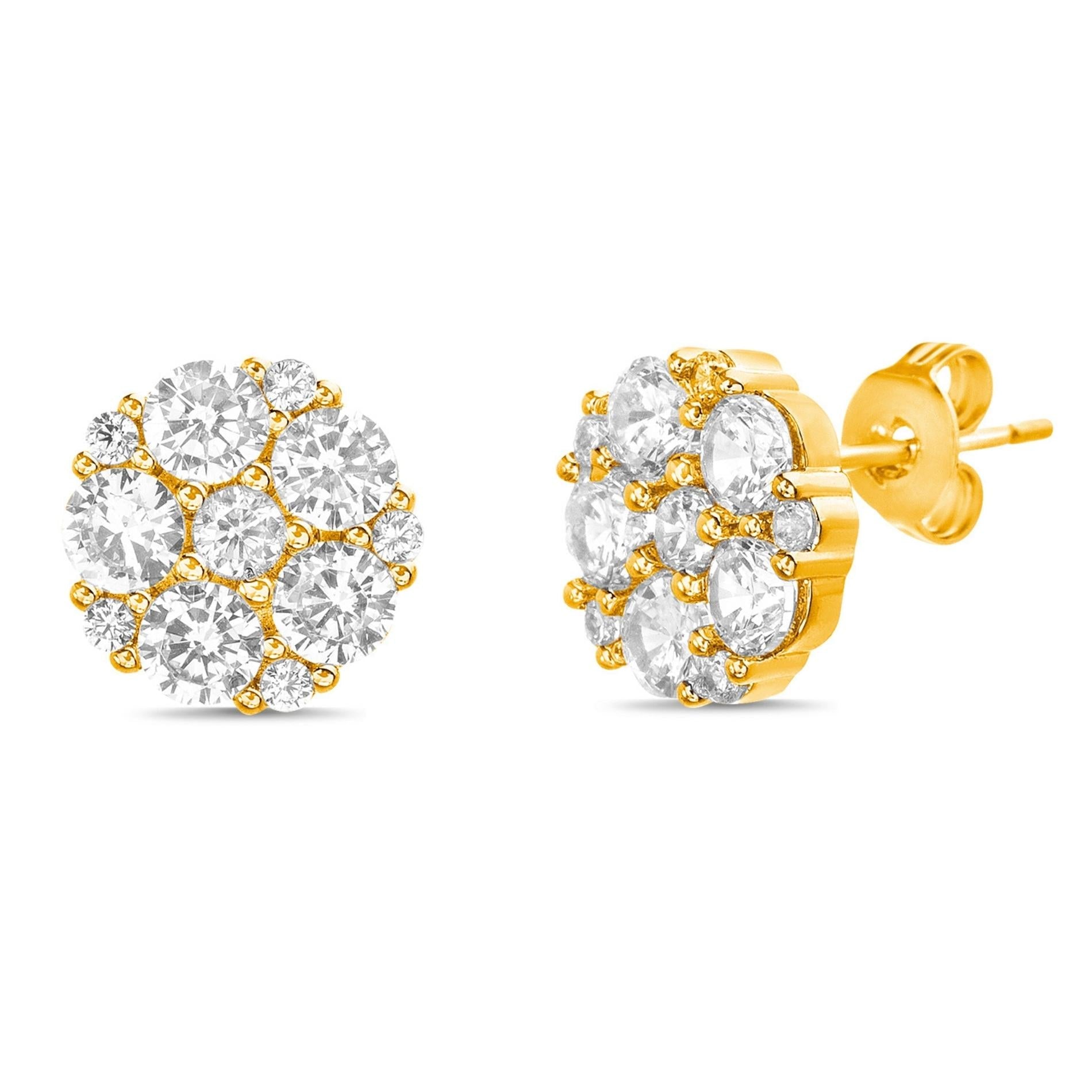 Arete redondo gold SOPHIE CROWN