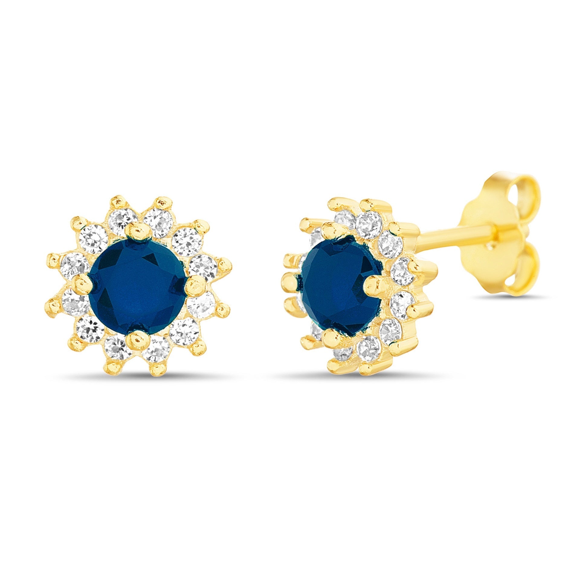 Arete reina Isabel blue SOPHIE CROWN