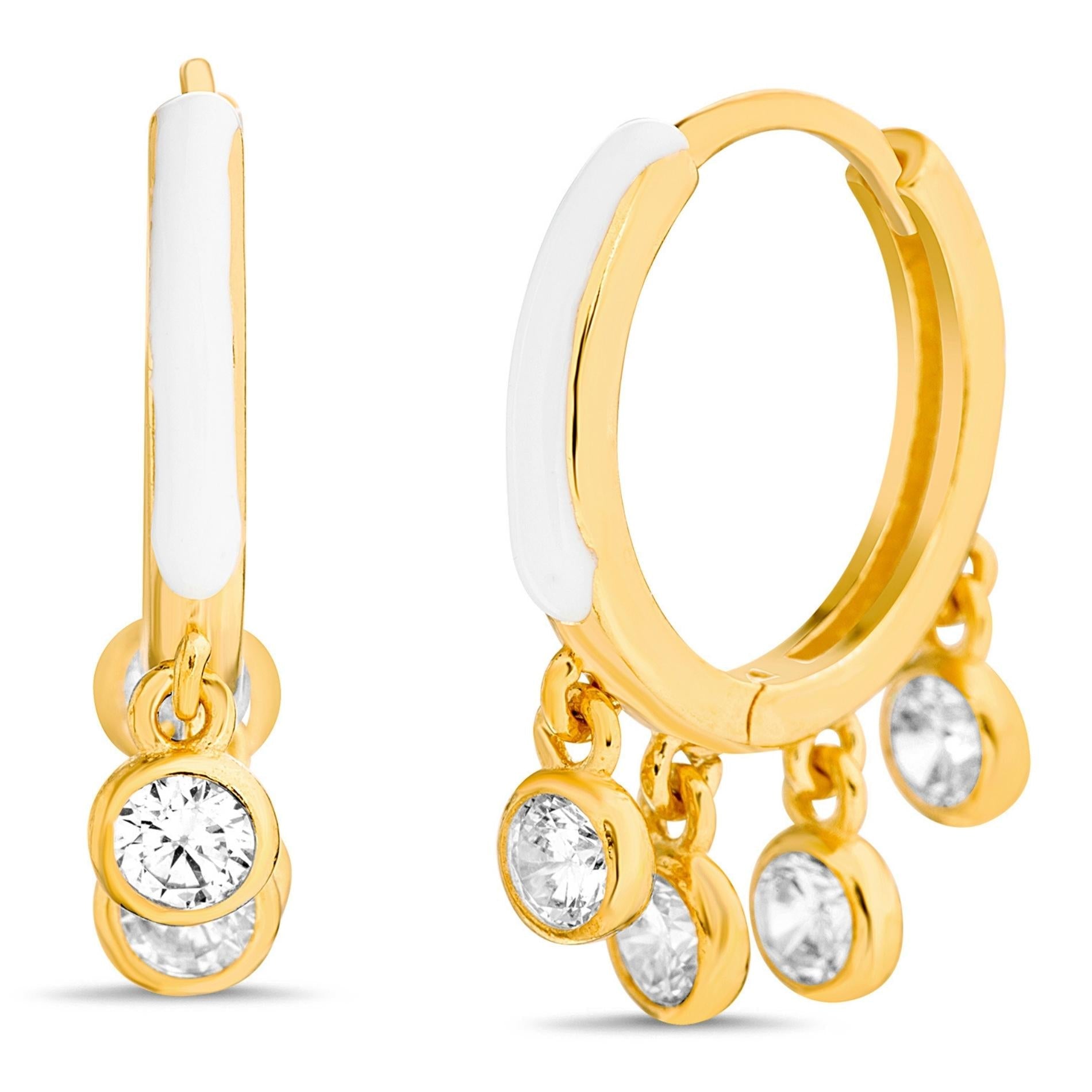 Argolla Cascabel Enamel Blanca SOPHIE CROWN