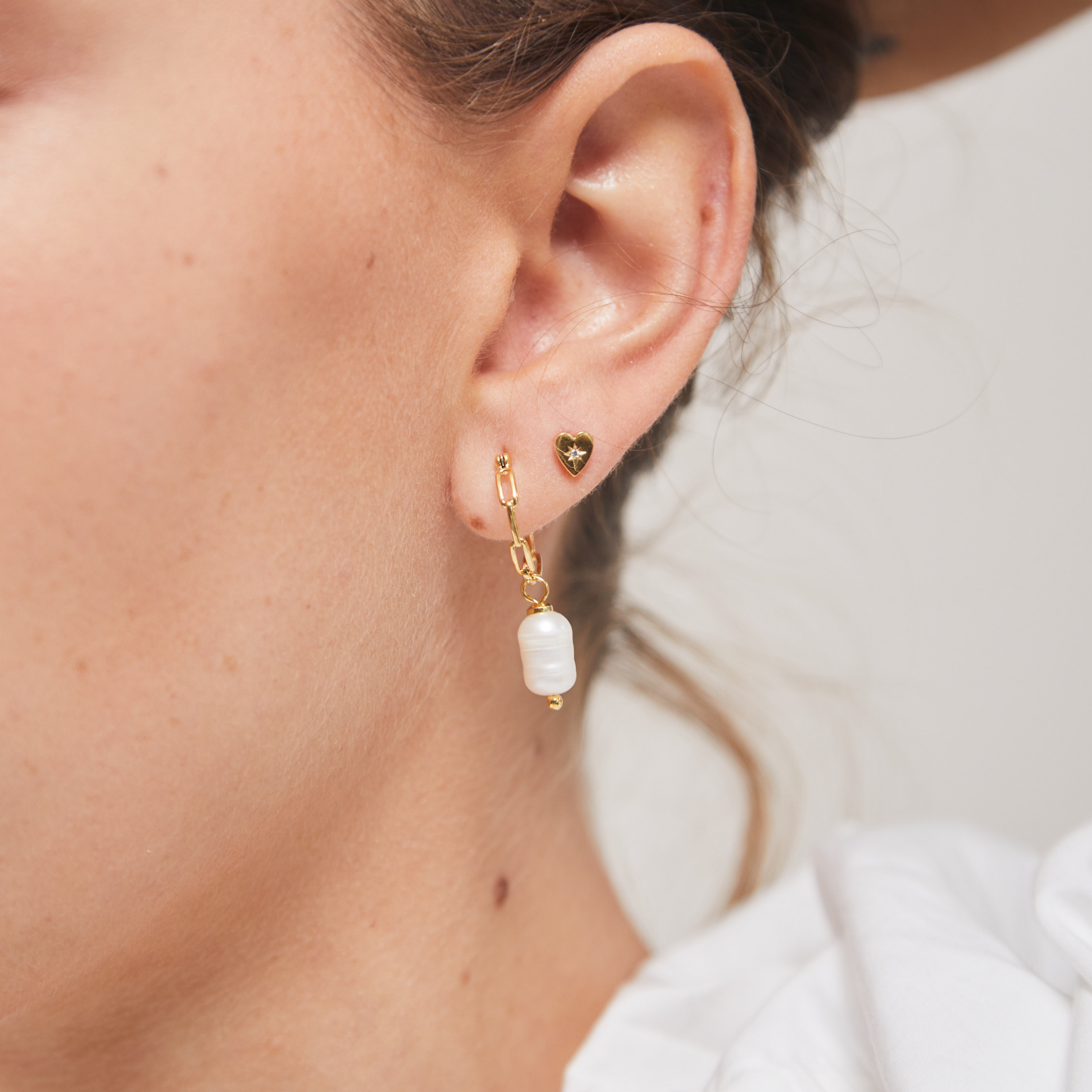 Argolla Link Mini Perla SOPHIE CROWN