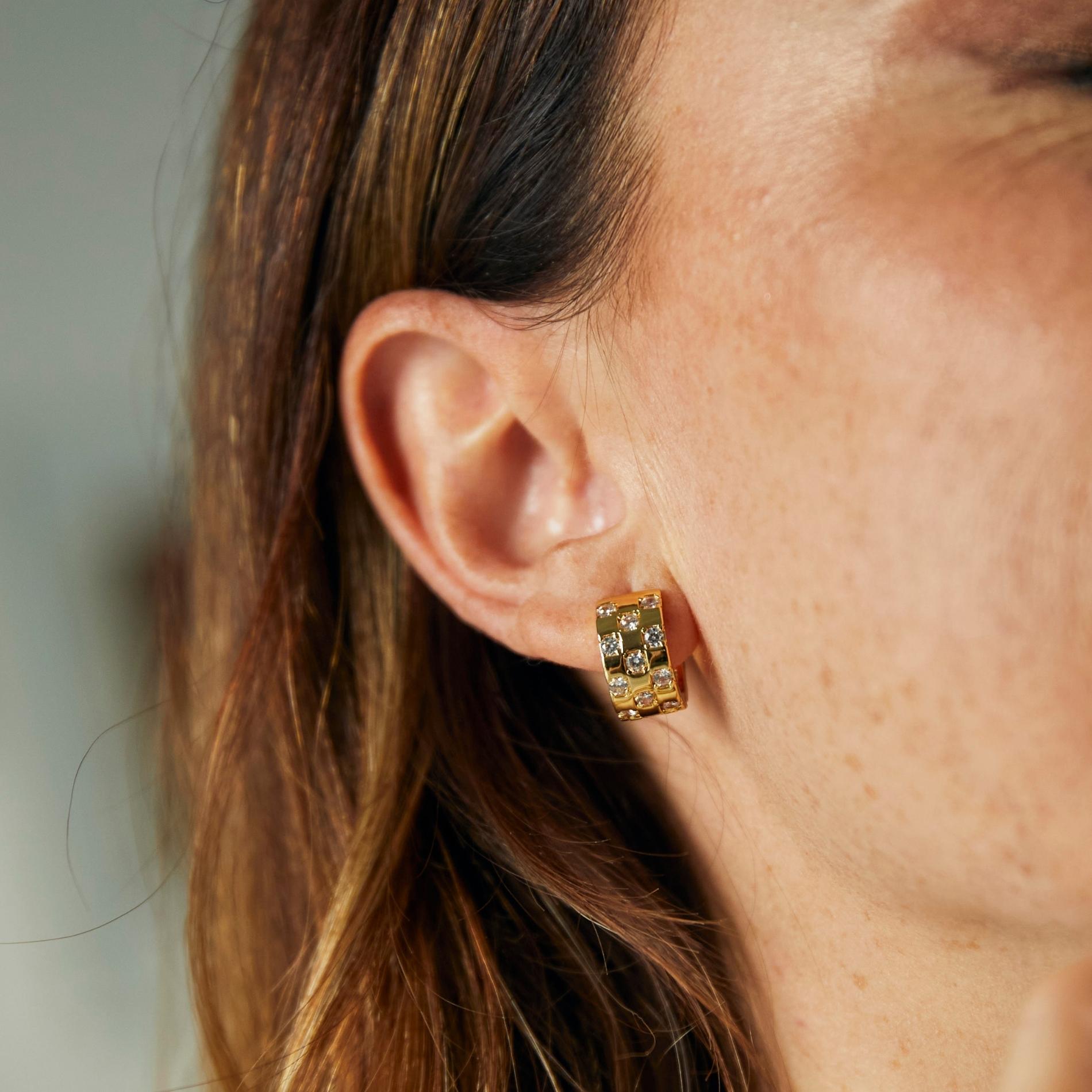 Argolla statement cinta cristales SOPHIE CROWN